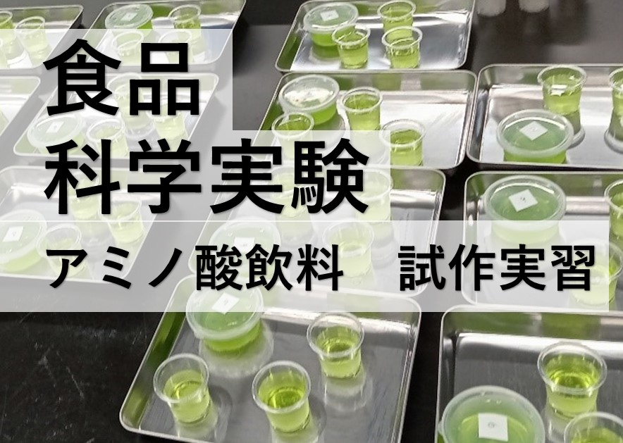 【食品科学実験】アミノ酸飲料　試作実習