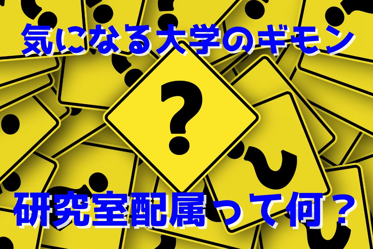 気になる大学のギモンー研究室配属って何？ー