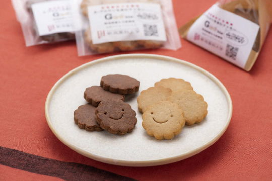 もち麦ふすまを加工したクッキー（Gookie） イメージ図